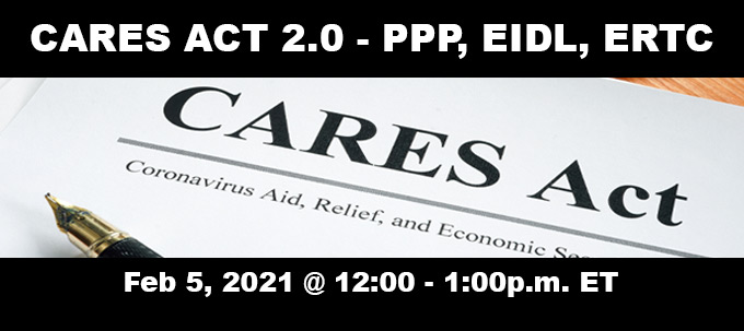 CARES ACT 2.0 Webinar